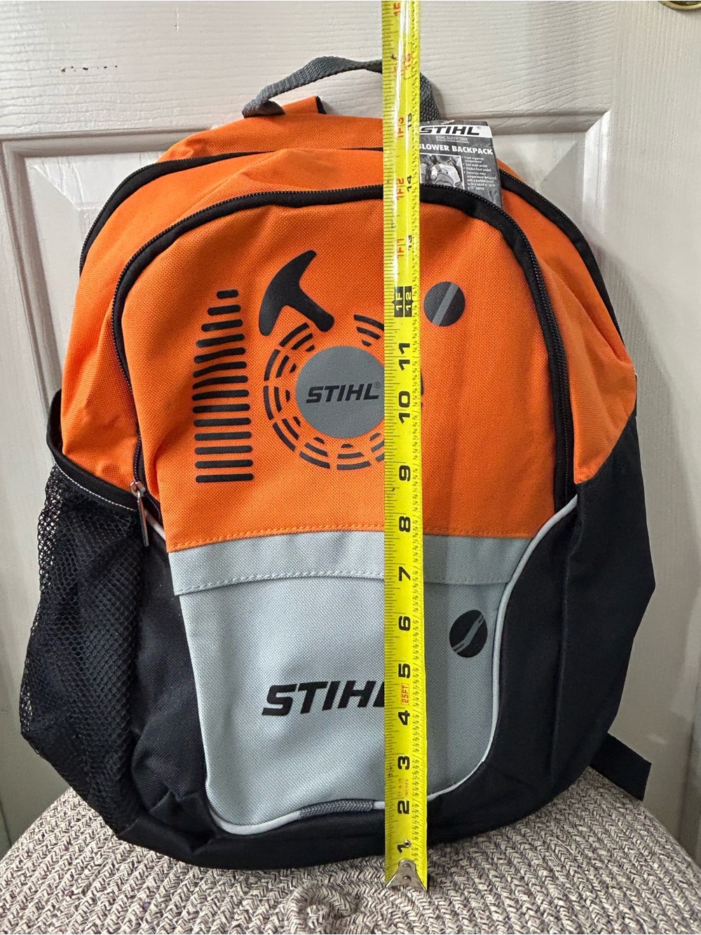 Stihl Blower School Backpack for Kids NWT Orange Black - Picture 8 of 8